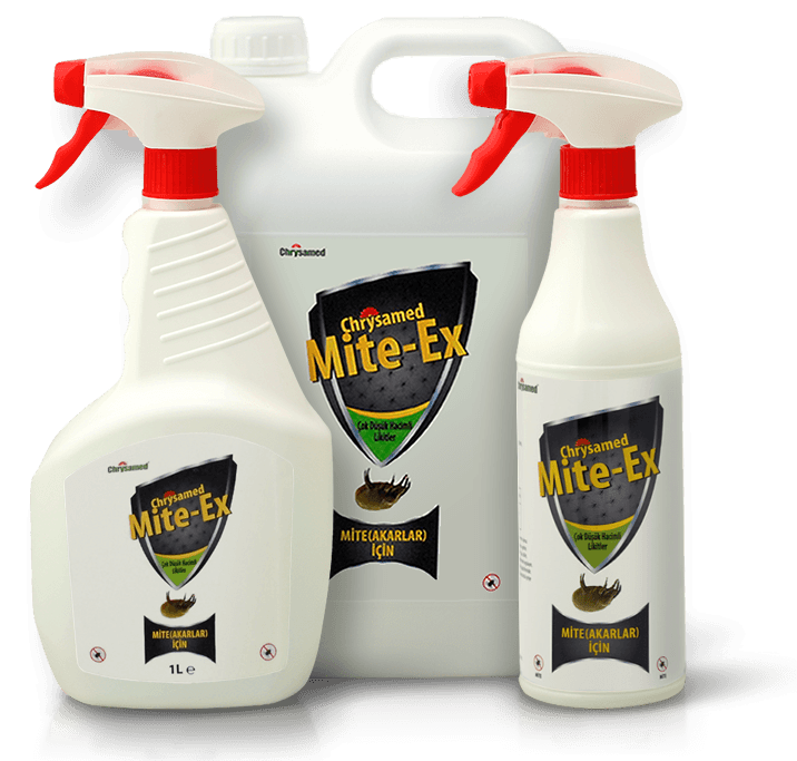 Mite (Akarlar) Üzerinde Etkili Bitki Özlü Böcek ilacı • Chrysamed MiteEx